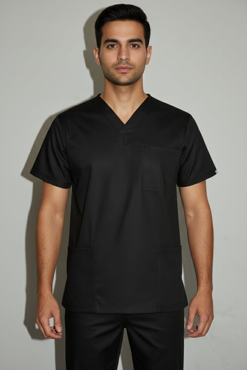 Men V Neck scrubs 3 pocket Scrub